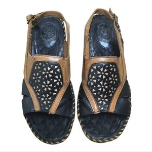 Ariat del ray  Black and Brown Women's Leather Sandals